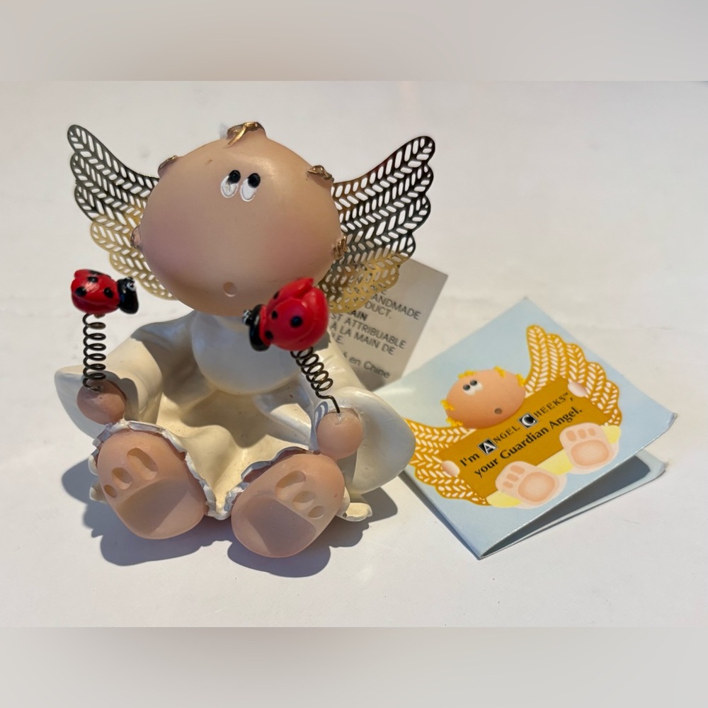 Angel Cheeks Guardian Angel 25953 Kirk’s Kritters by Russ Figurine w/ Tags